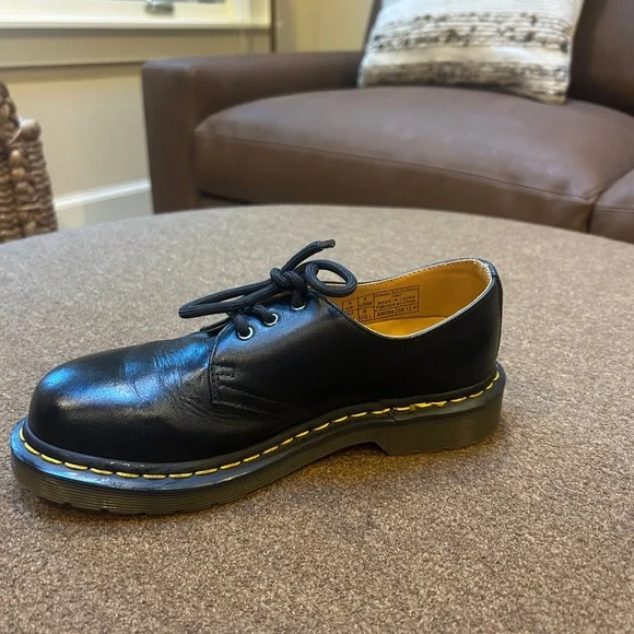 Dr. Martens 1461 Black Leather Oxfords - Picture 5 of 9